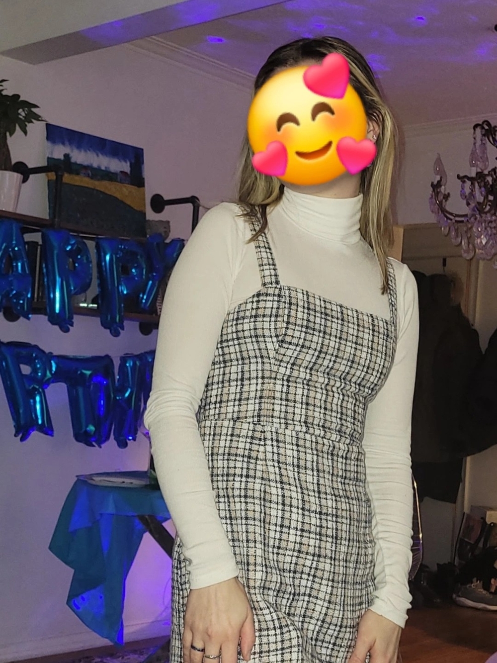 Abercrombie Plaid Pinafore Dress